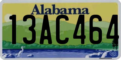 AL license plate 13AC464