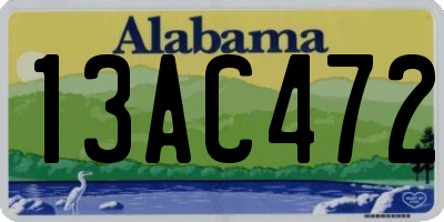 AL license plate 13AC472