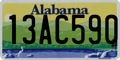 AL license plate 13AC590