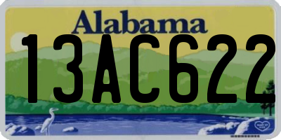 AL license plate 13AC622