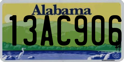 AL license plate 13AC906