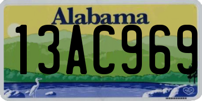 AL license plate 13AC969