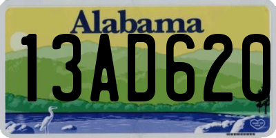AL license plate 13AD620