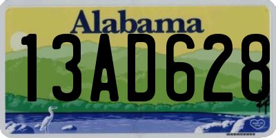 AL license plate 13AD628