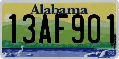 AL license plate 13AF901