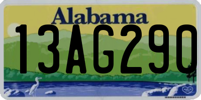AL license plate 13AG290