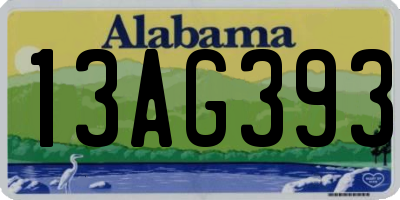AL license plate 13AG393