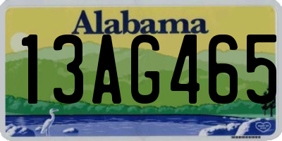AL license plate 13AG465