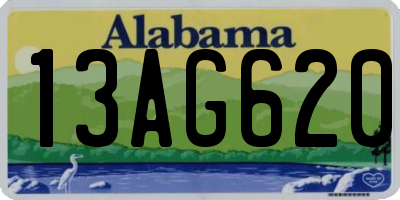 AL license plate 13AG620