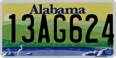 AL license plate 13AG624