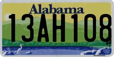 AL license plate 13AH108