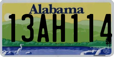 AL license plate 13AH114