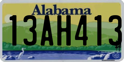 AL license plate 13AH413