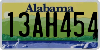 AL license plate 13AH454