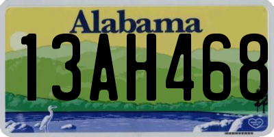 AL license plate 13AH468
