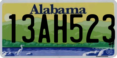 AL license plate 13AH523