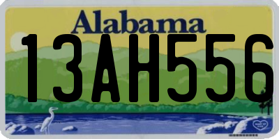 AL license plate 13AH556