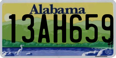 AL license plate 13AH659