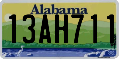 AL license plate 13AH711