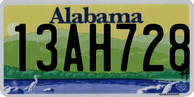 AL license plate 13AH728