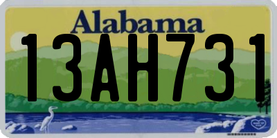 AL license plate 13AH731
