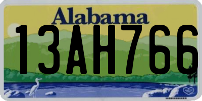 AL license plate 13AH766
