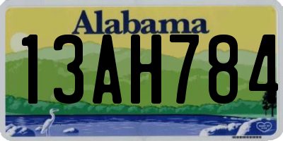 AL license plate 13AH784