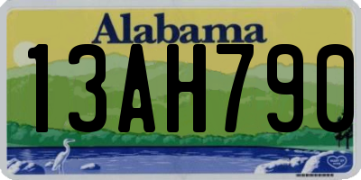 AL license plate 13AH790
