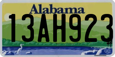 AL license plate 13AH923