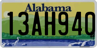 AL license plate 13AH940