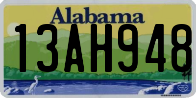 AL license plate 13AH948