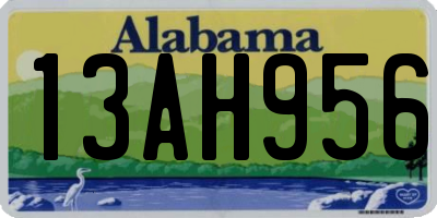 AL license plate 13AH956