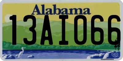 AL license plate 13AI066