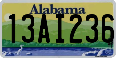AL license plate 13AI236