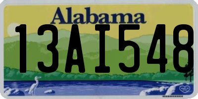 AL license plate 13AI548