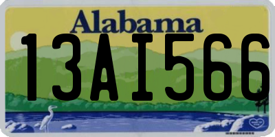 AL license plate 13AI566
