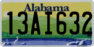 AL license plate 13AI632