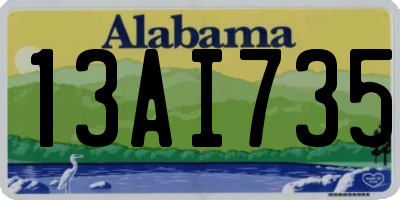 AL license plate 13AI735