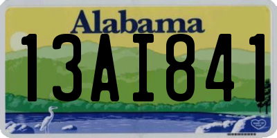 AL license plate 13AI841