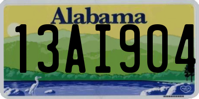 AL license plate 13AI904