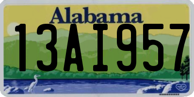 AL license plate 13AI957