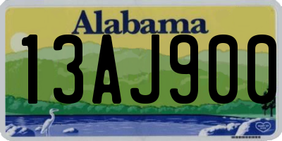 AL license plate 13AJ900