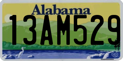 AL license plate 13AM529