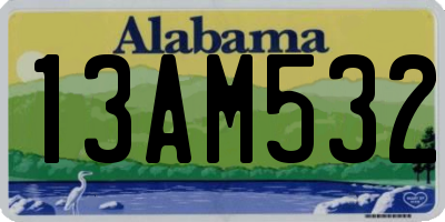 AL license plate 13AM532