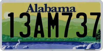 AL license plate 13AM737