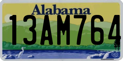 AL license plate 13AM764