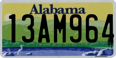 AL license plate 13AM964