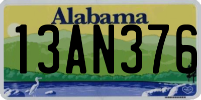 AL license plate 13AN376
