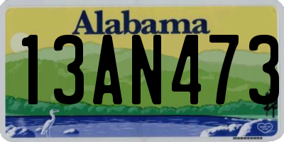 AL license plate 13AN473