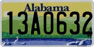 AL license plate 13AO632